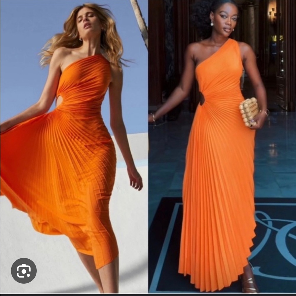 A.L.C. Delfina dress in citrus size 8